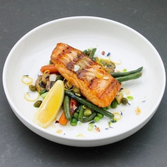 Лосось гриль