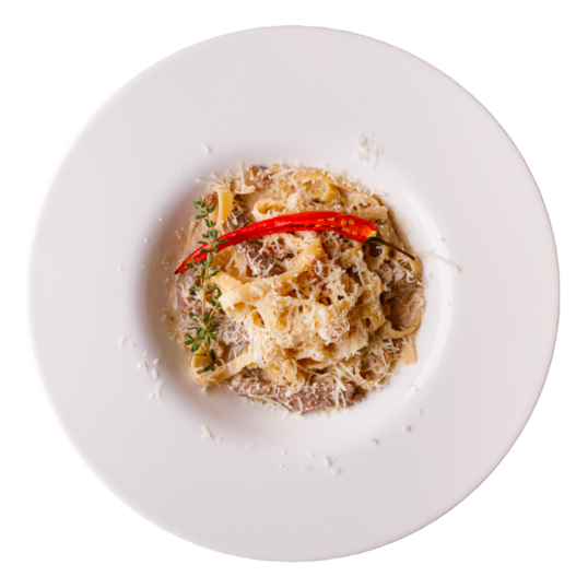 Пікантна паста з телятиною та білими грибами