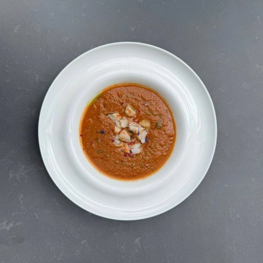 Гаспачо з креветками